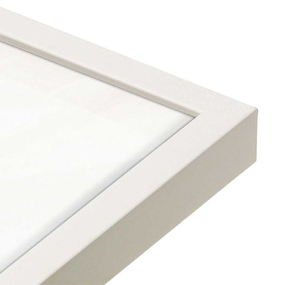 [Color:Opaque White], Picture of art in a Opaque White frame at an angle