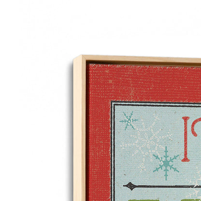 [Color:American Maple], Picture of art in a American Maple frame at an angle