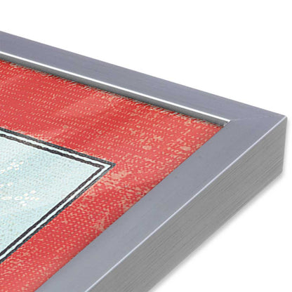 [Color:Polished Chrome], Picture of art in a Polished Chrome frame at an angle