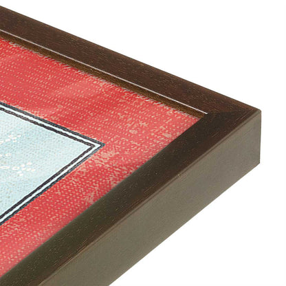 [Color:Belvinder Brown], Picture of art in a Belvinder Brown frame at an angle