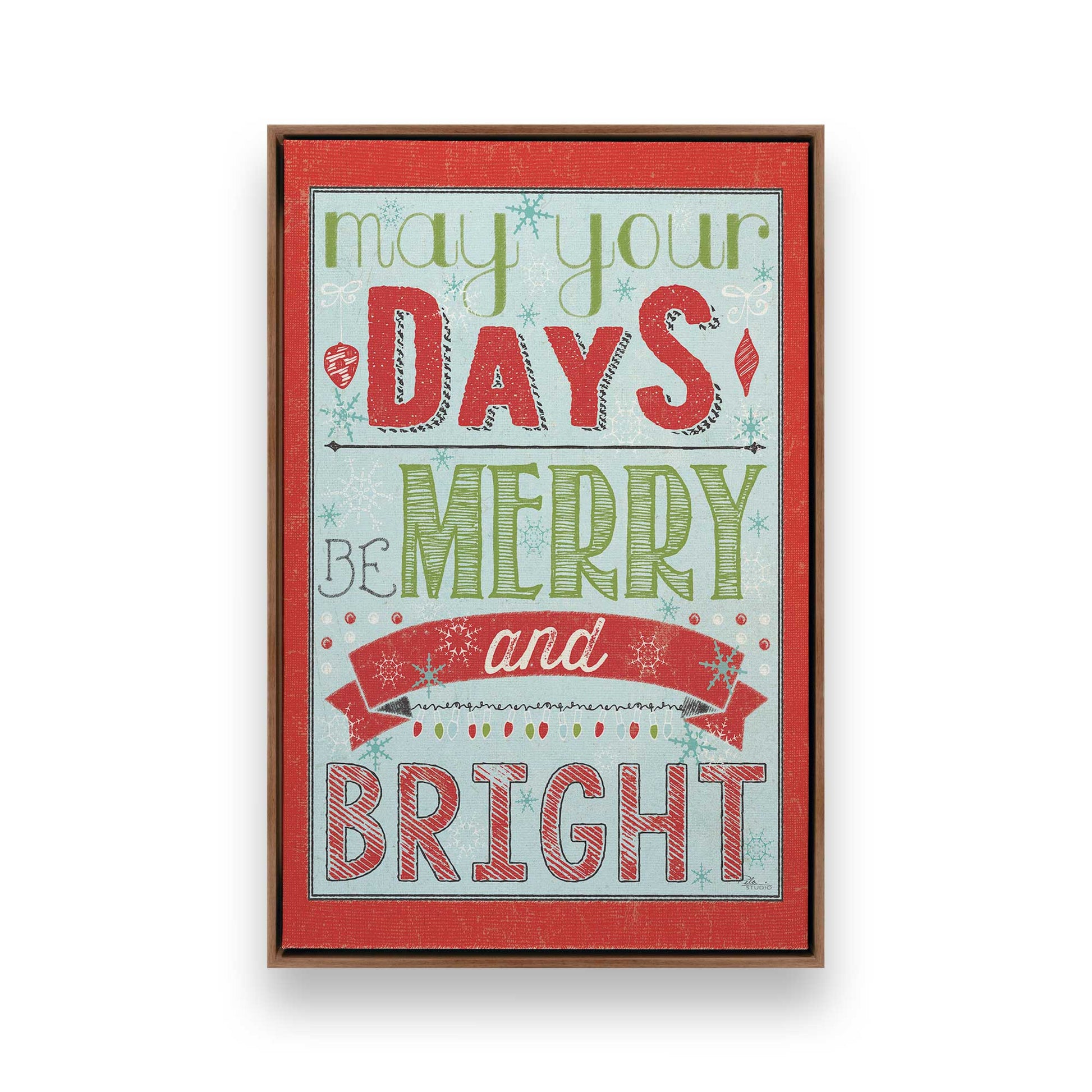 [Color:Walnut], Picture of art in a Walnut frame