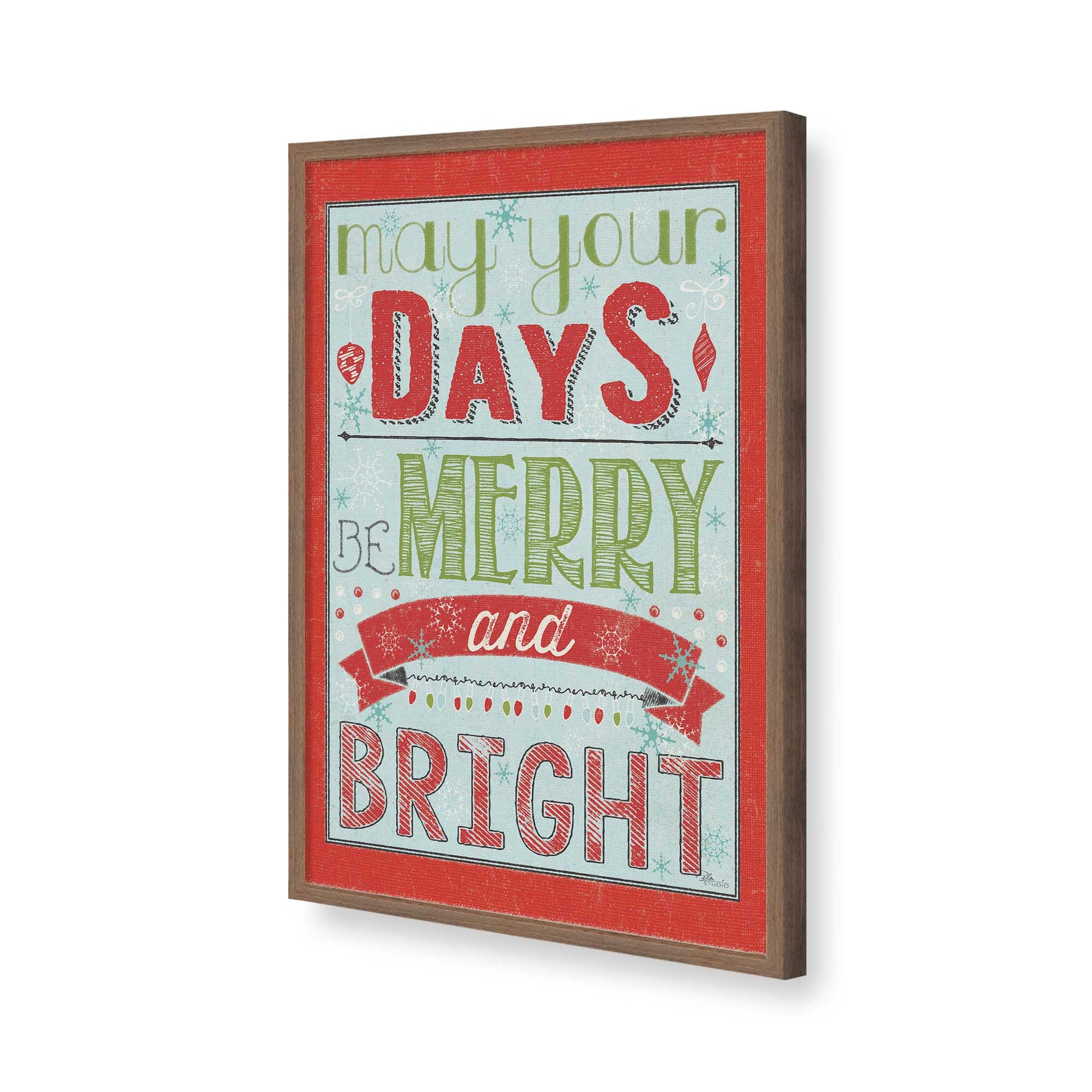 [Color:Walnut], Picture of art in a Walnut frame of the corner