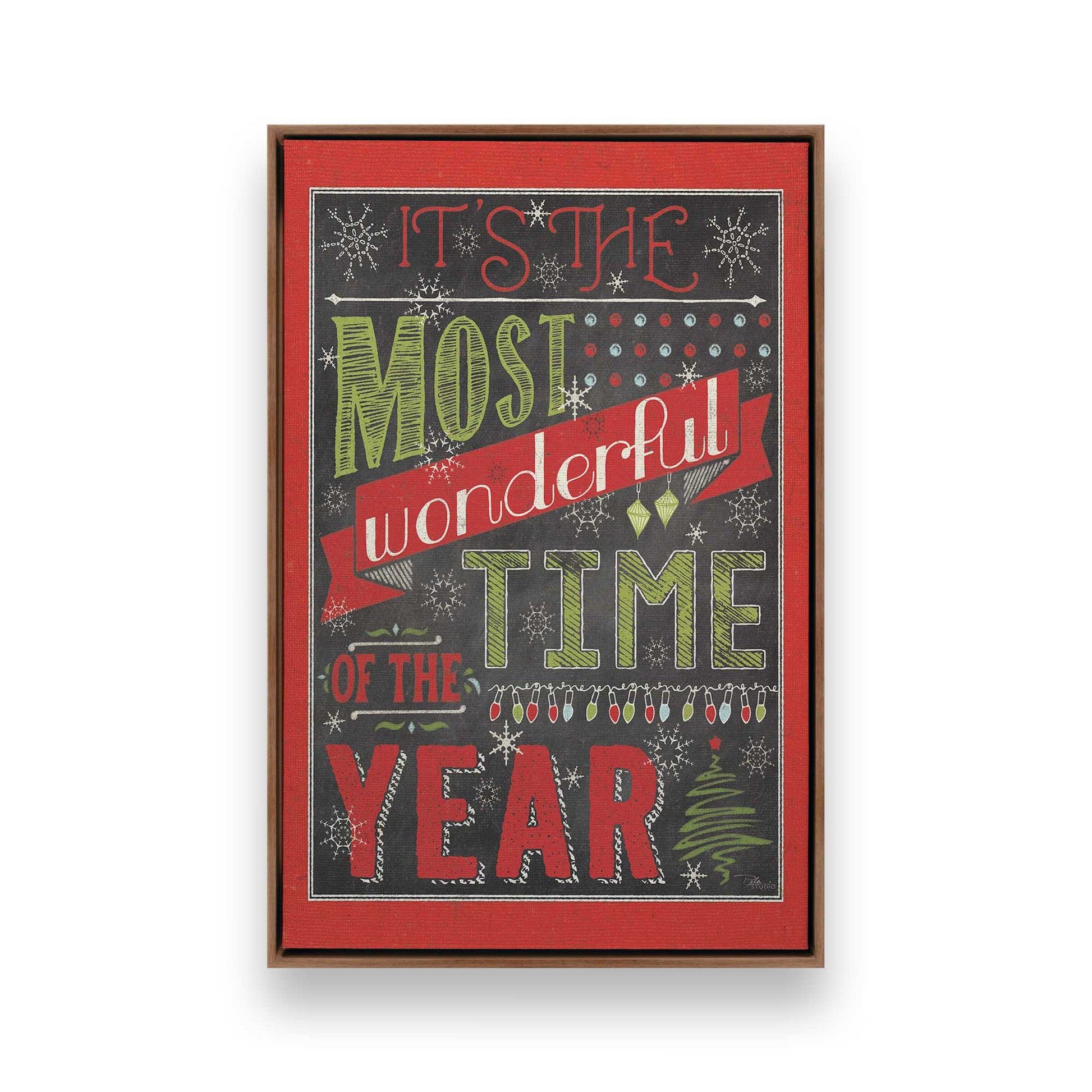 [Color:Walnut], Picture of art in a Walnut frame