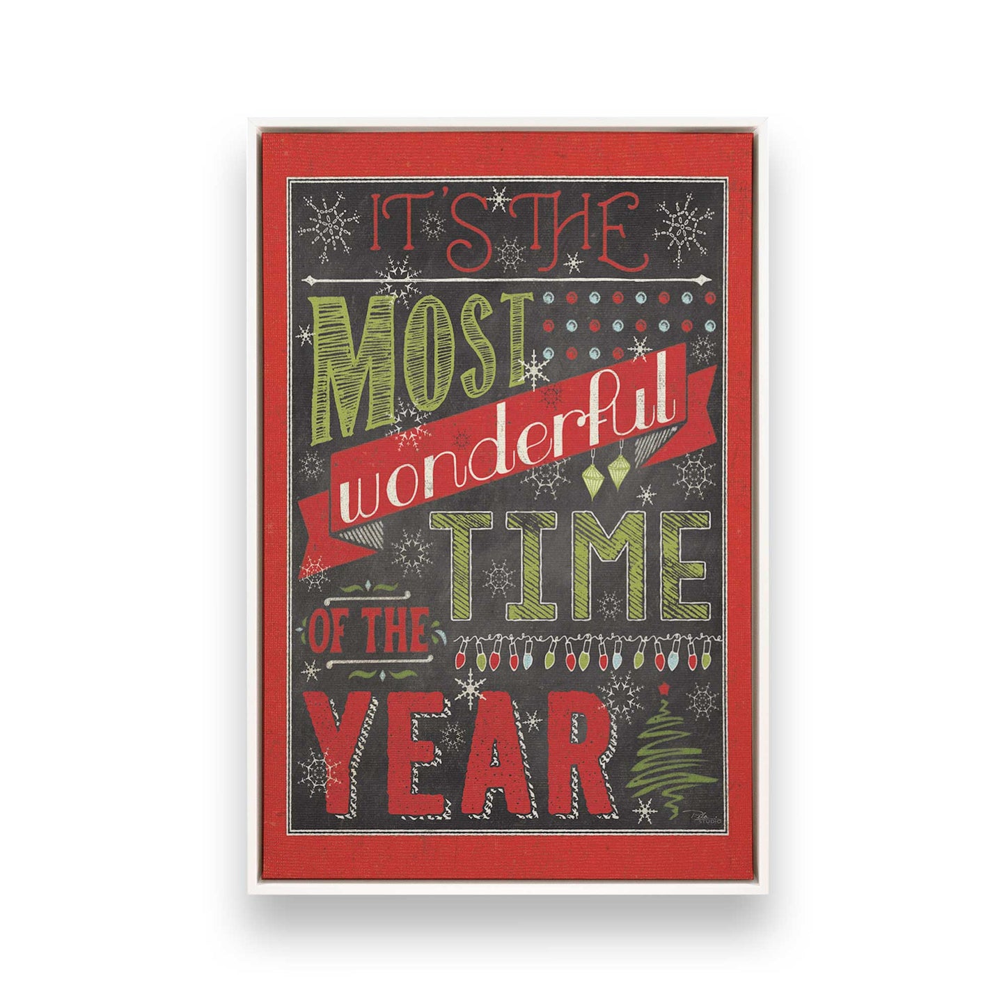 [Color:Opaque White], Picture of art in a White frame