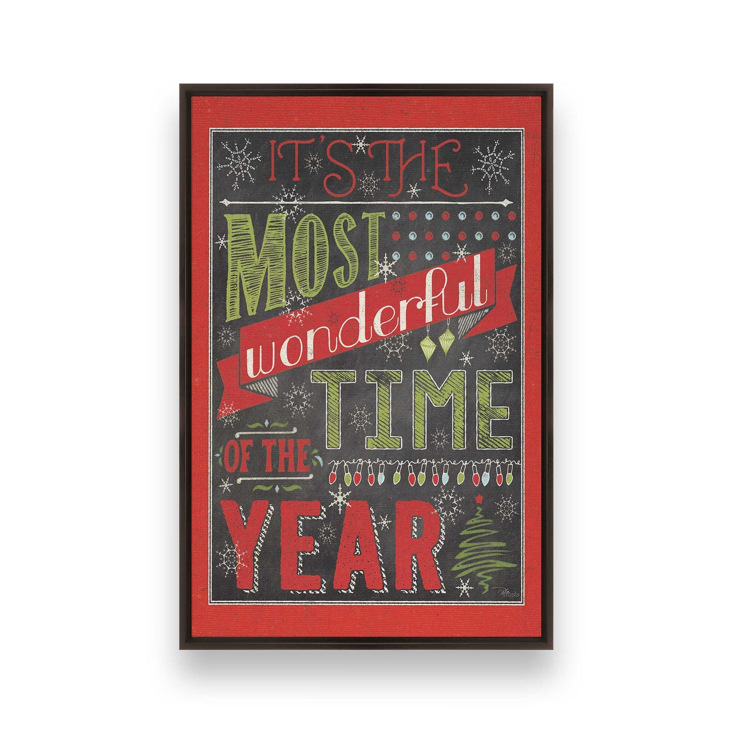 [Color:Espresso], Picture of art in a Espresso frame