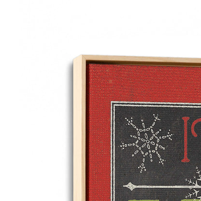 [Color:American Maple], Picture of art in a American Maple frame at an angle