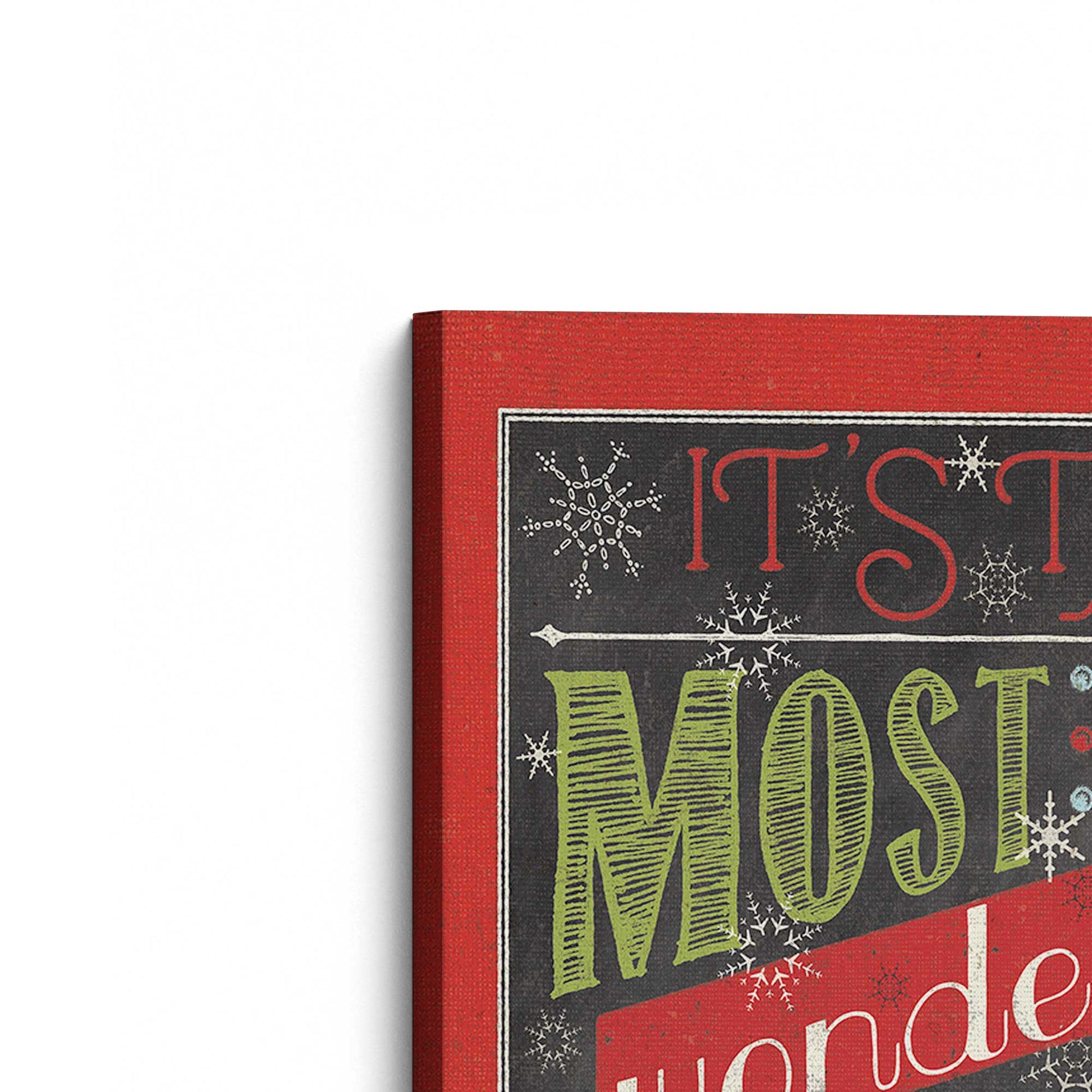 [Color:Stretched Canvas], Picture of the corner of the art