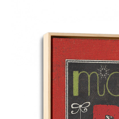 [Color:American Maple], Picture of art in a American Maple frame at an angle