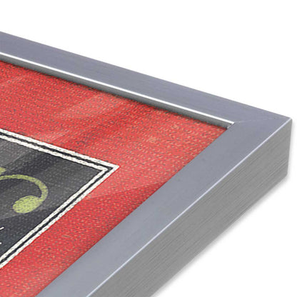 [Color:Polished Chrome], Picture of art in a Polished Chrome frame at an angle