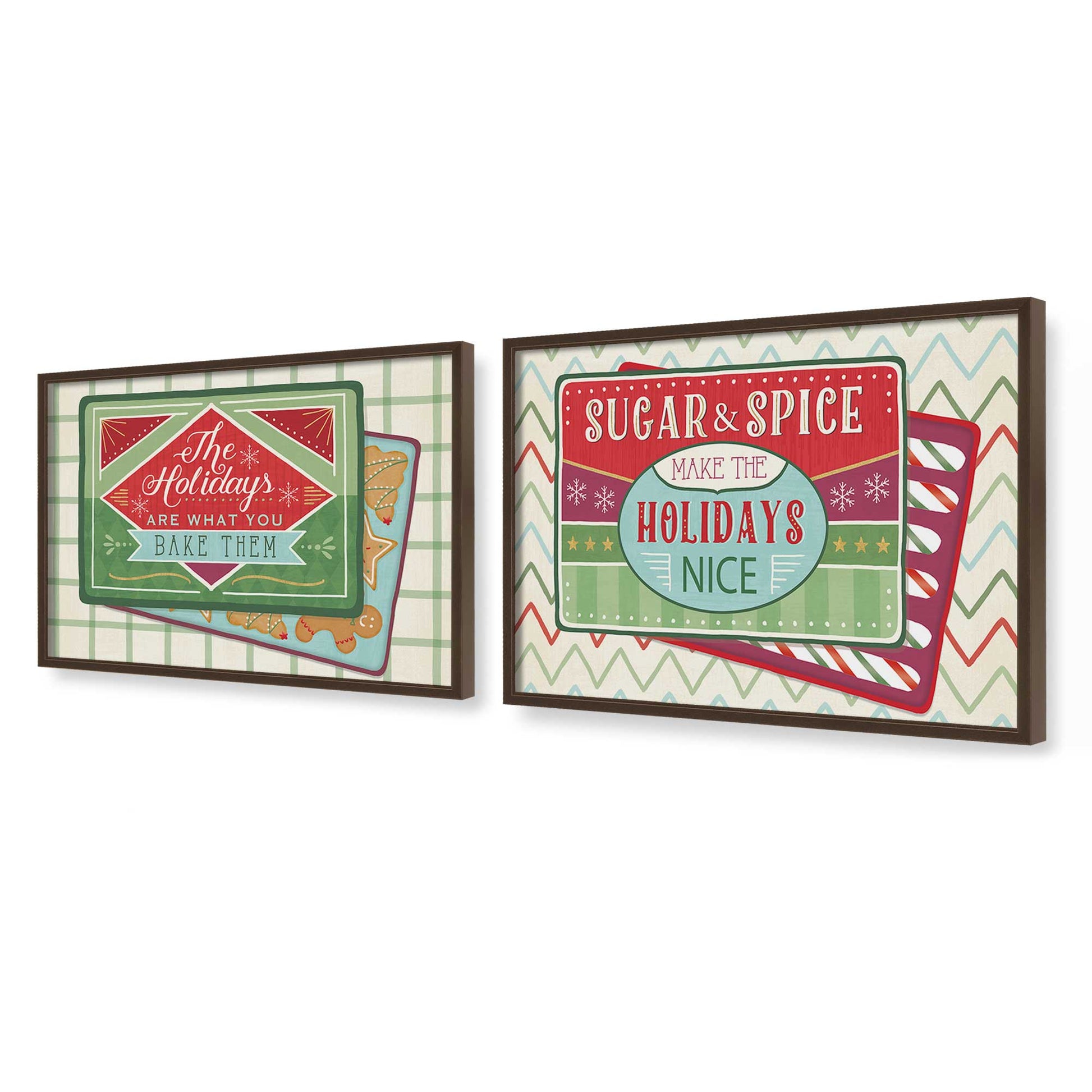 [Color:Belvinder Brown], Picture of art in a Belvinder Brown frame at an angle