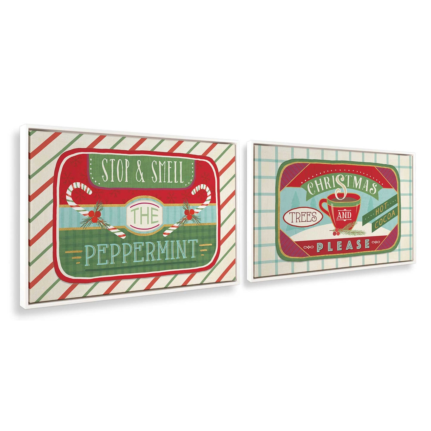 [Color:Opaque White], Picture of art in a White frame at an angle