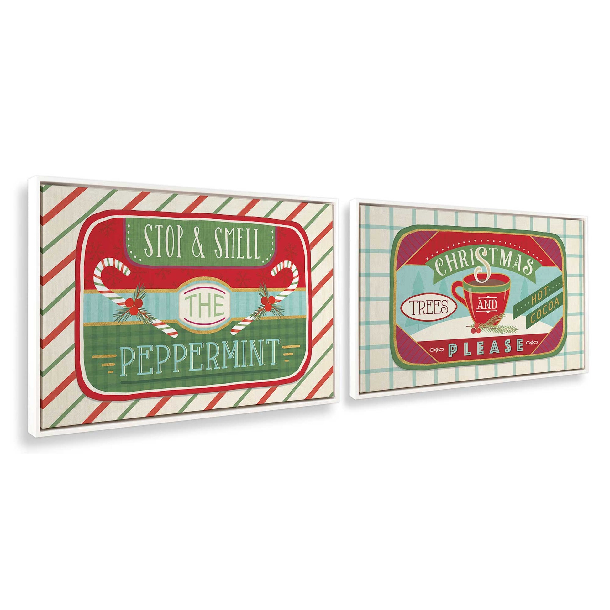 [Color:Opaque White], Picture of art in a White frame at an angle