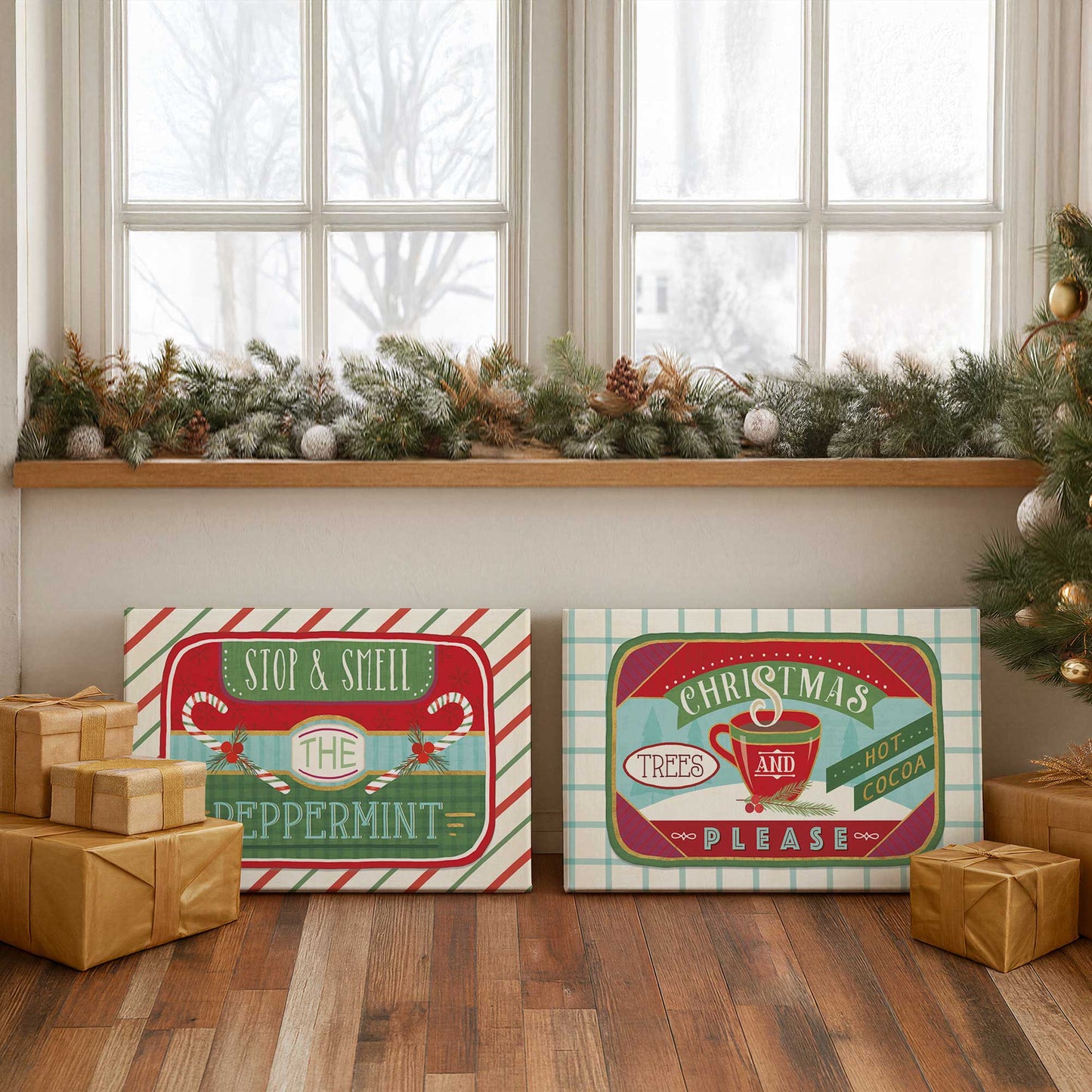 [Color:Walnut], Picture of art in a Walnut frame