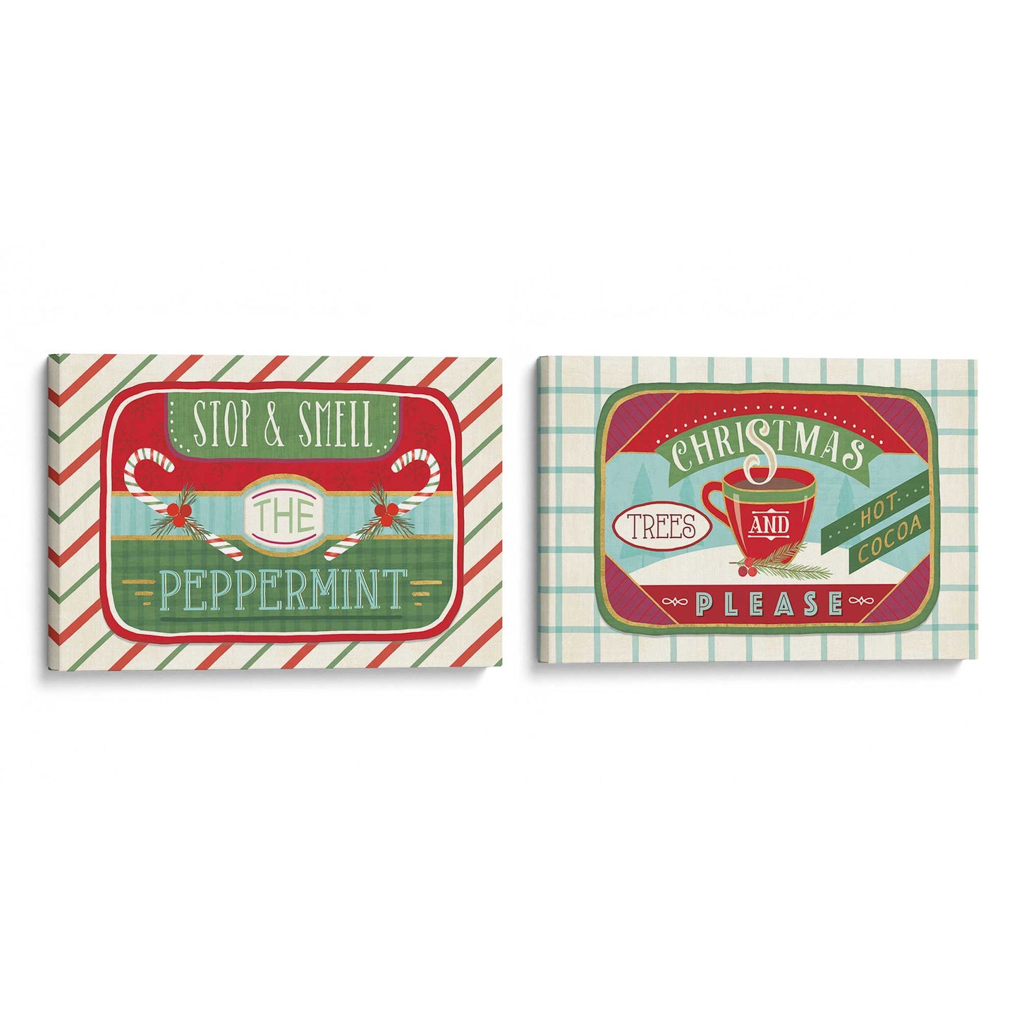 [Color:Stretched Canvas], Picture of art at an angle