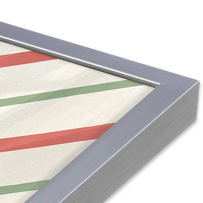 [Color:Polished Chrome], Picture of art in a Polished Chrome frame of the corner