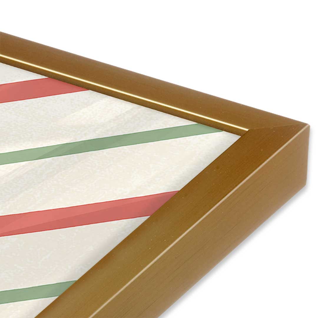 [Color:Polished Gold], Picture of art in a Polished Gold frame of the corner