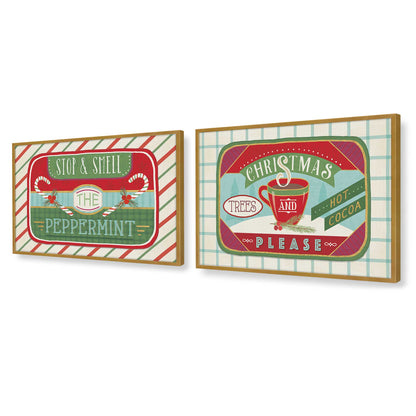 [Color:Polished Gold], Picture of art in a Polished Gold frame at an angle