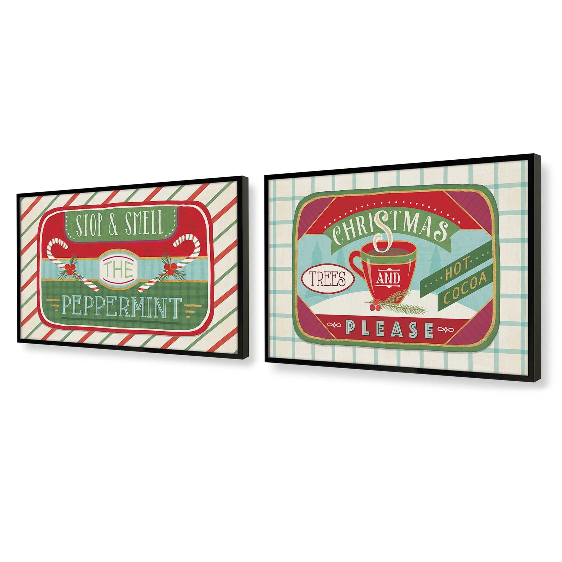 [Color:Satin Black], Picture of art in a Satin Black frame at an angle