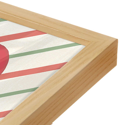 [Color:American Maple], Picture of art in a American Maple frame of the corner