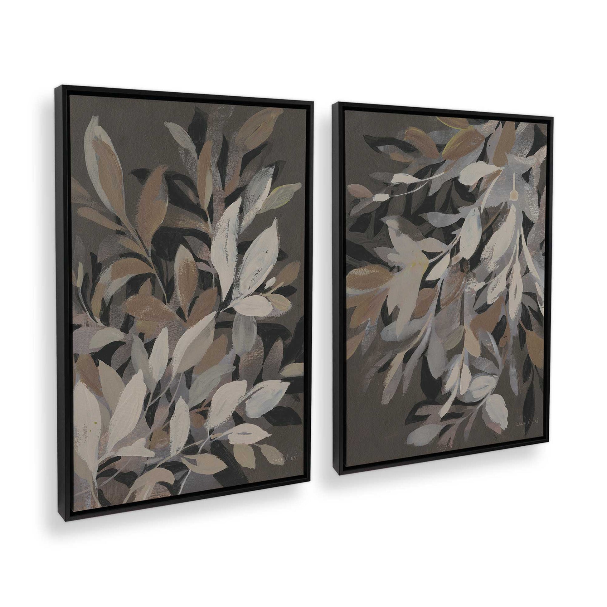 [Color:Satin Black], Picture of art in a Satin Black frame at an angle