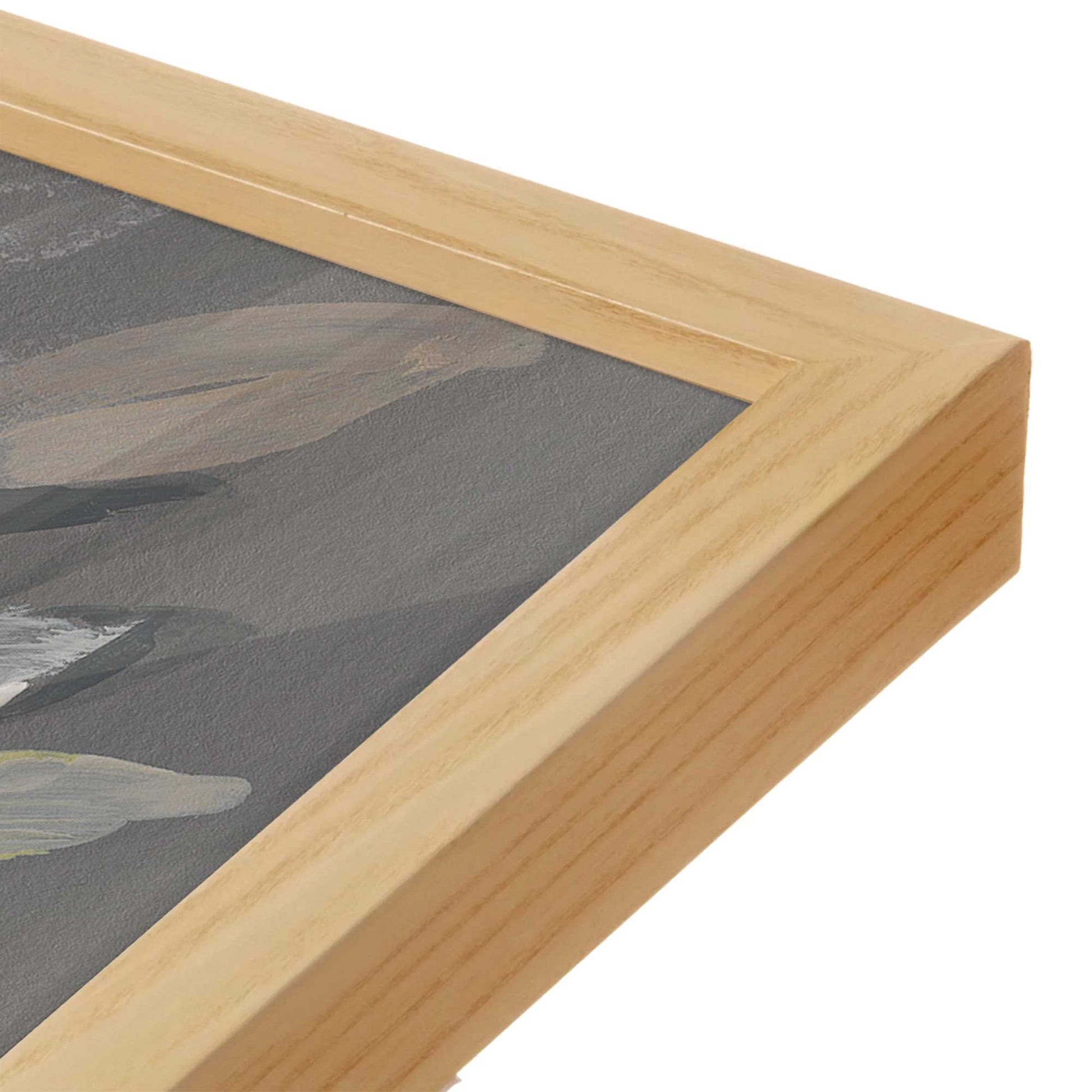 [Color:American Maple], Picture of art in a American Maple frame of the corner
