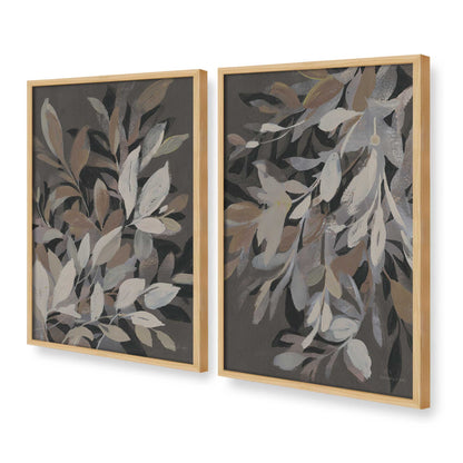 [Color:American Maple], Picture of art in a American Maple frame at an angle