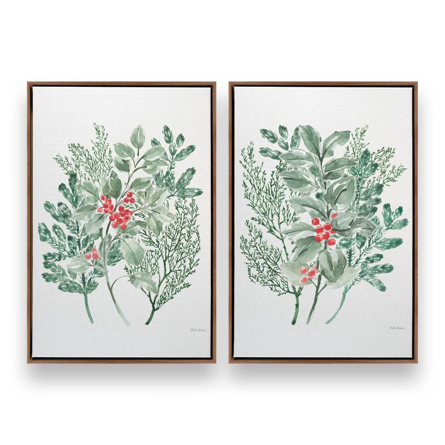 [Color:Walnut], Picture of art in a Walnut frame