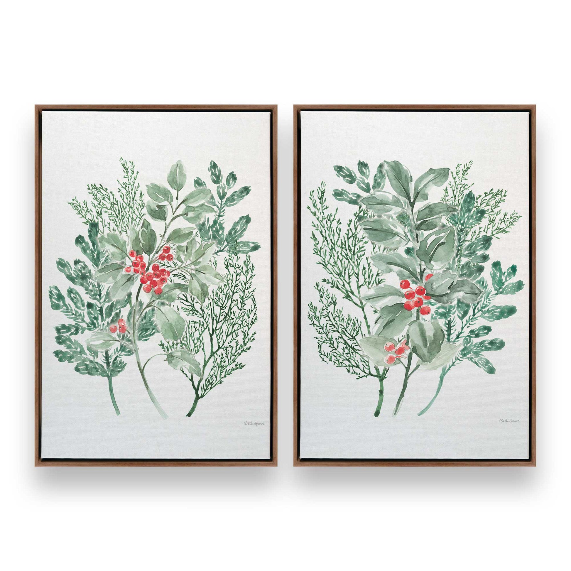 [Color:Walnut], Picture of art in a Walnut frame