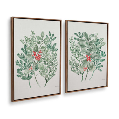 [Color:Walnut], Picture of art in a Walnut frame at an angle