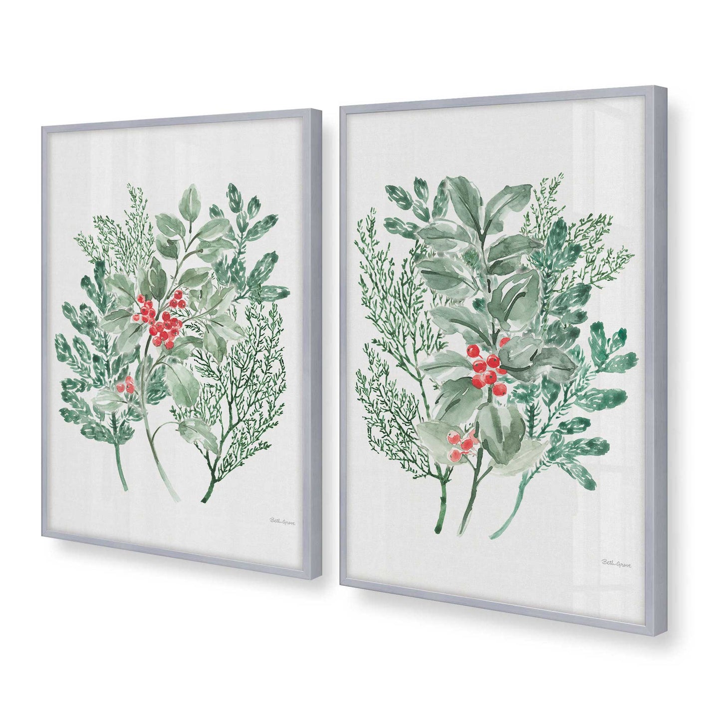 [Color:Polished Chrome], Picture of art in a Polished Chrome frame at an angle