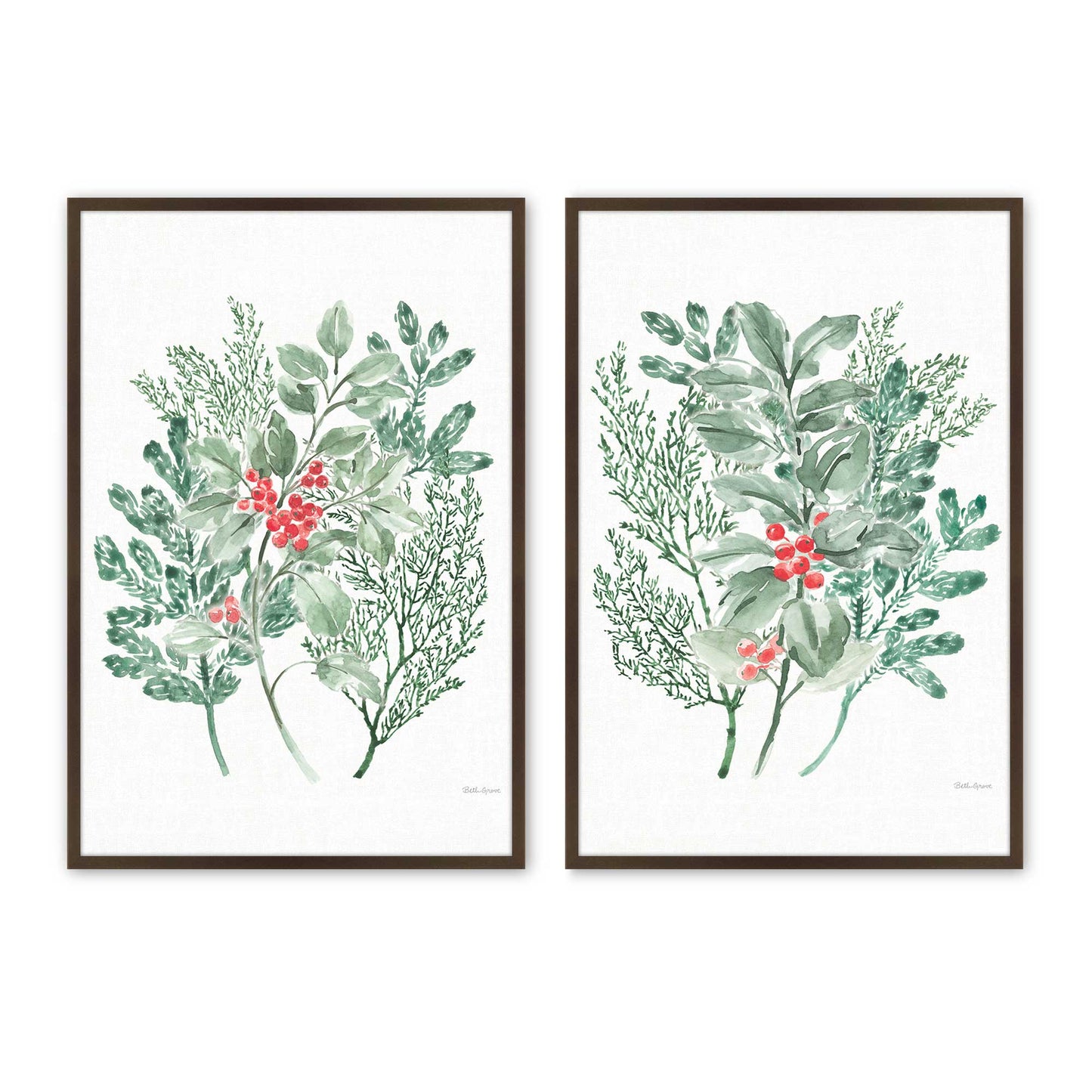 [Color:Belvinder Brown], Picture of art in a Belvinder Brown frame