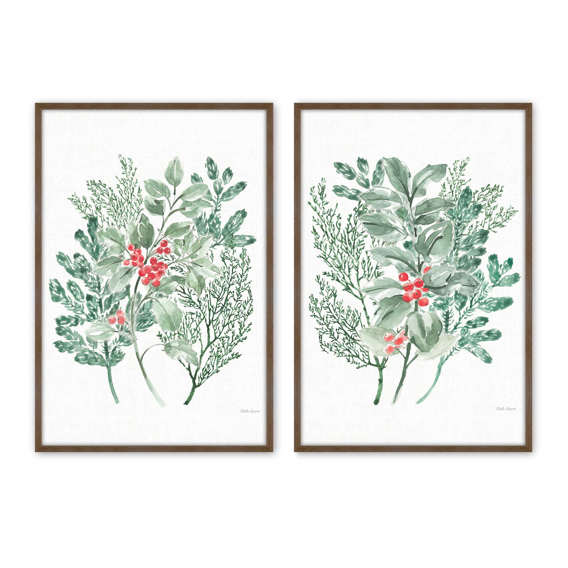 [Color:Walnut], Picture of art in a Walnut frame