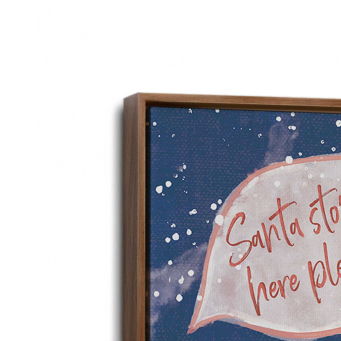 [Color:Walnut], Picture of the corner of the art