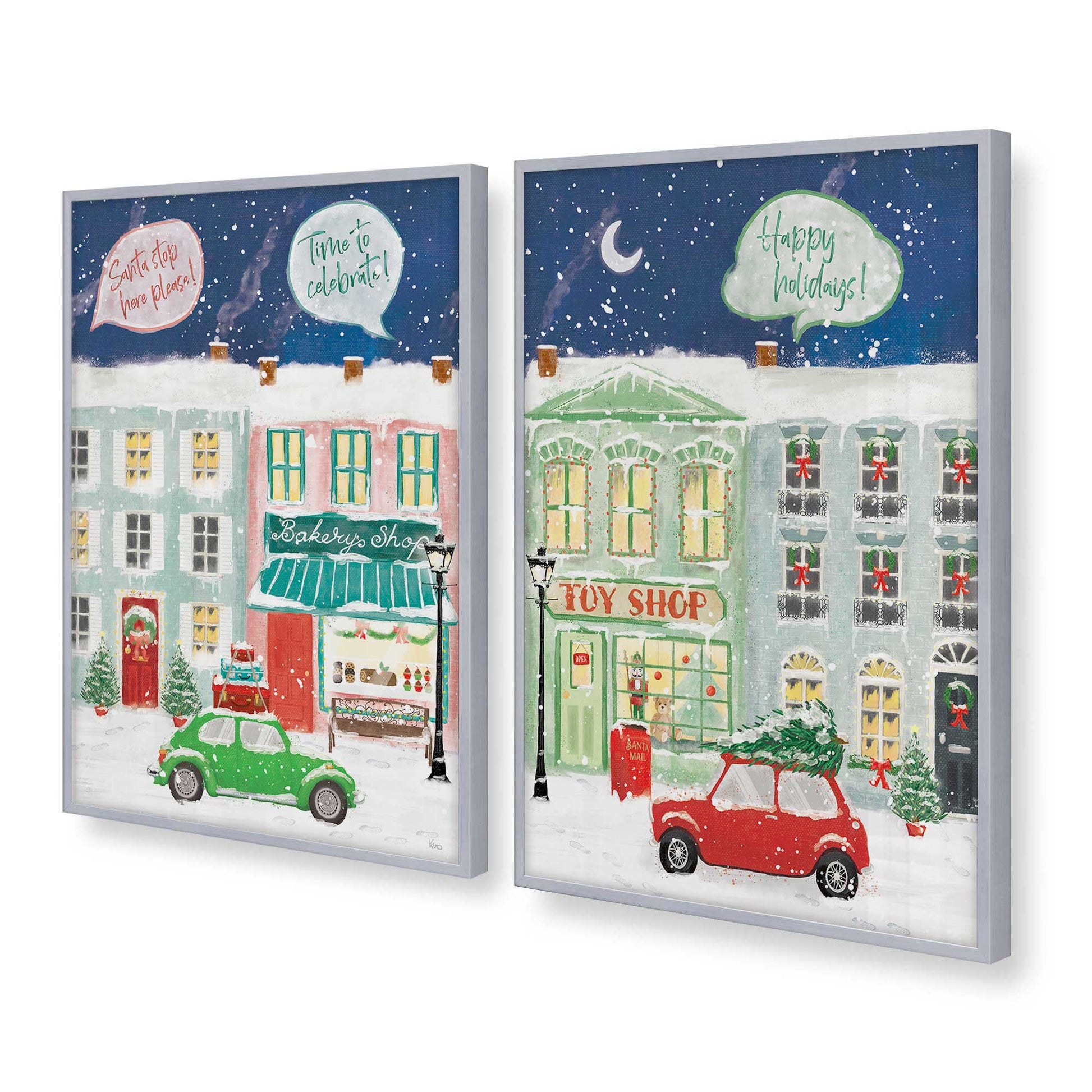 [Color:Polished Chrome], Picture of art in a Polished Chrome frame at an angle