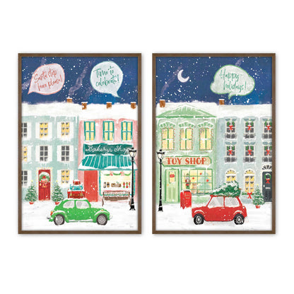 [Color:Walnut], Picture of art in a Walnut frame