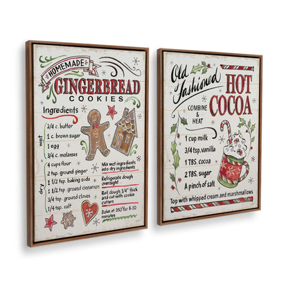 [Color:Walnut], Picture of art in a Walnut frame at an angle