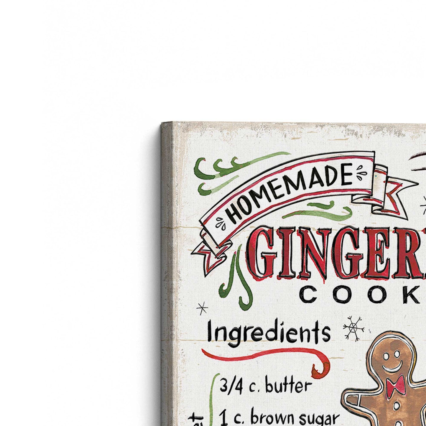 [Color:Stretched Canvas], Picture of the corner of the art