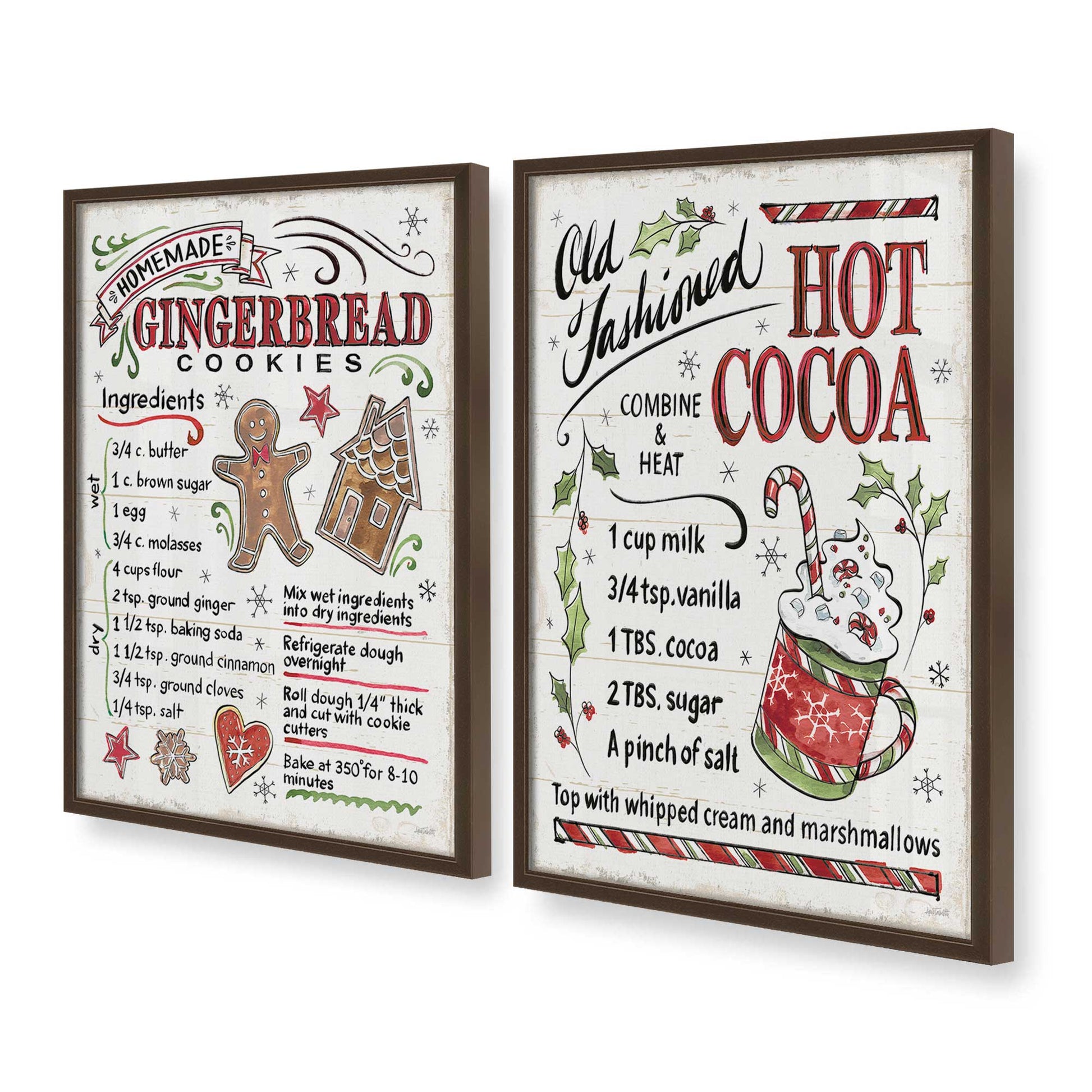 [Color:Belvinder Brown], Picture of art in a Belvinder Brown frame at an angle