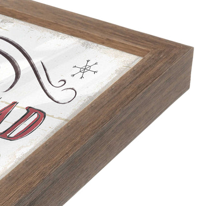 [Color:Walnut], Picture of art in a Walnut frame of the corner