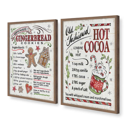 [Color:Walnut], Picture of art in a Walnut frame at an angle