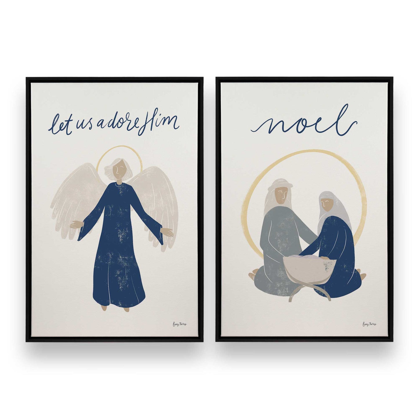 [Color:Satin Black], Picture of art in a Satin Black frame