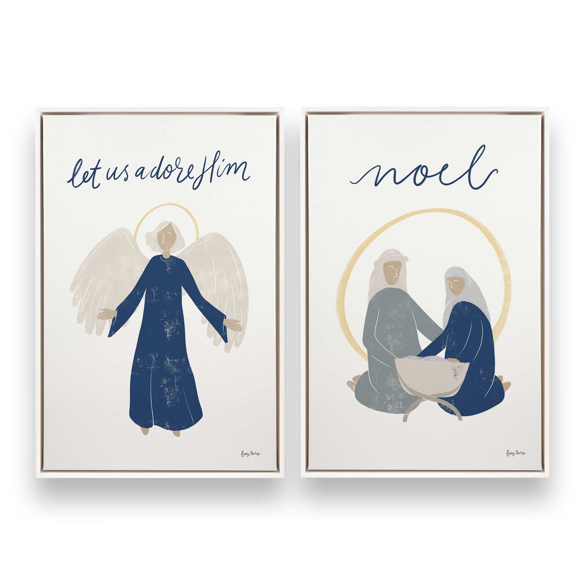 [Color:Opaque White], Picture of art in a White frame