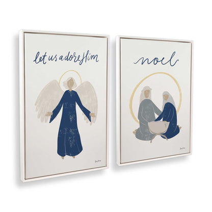 [Color:Opaque White], Picture of art in a White frame at an angle