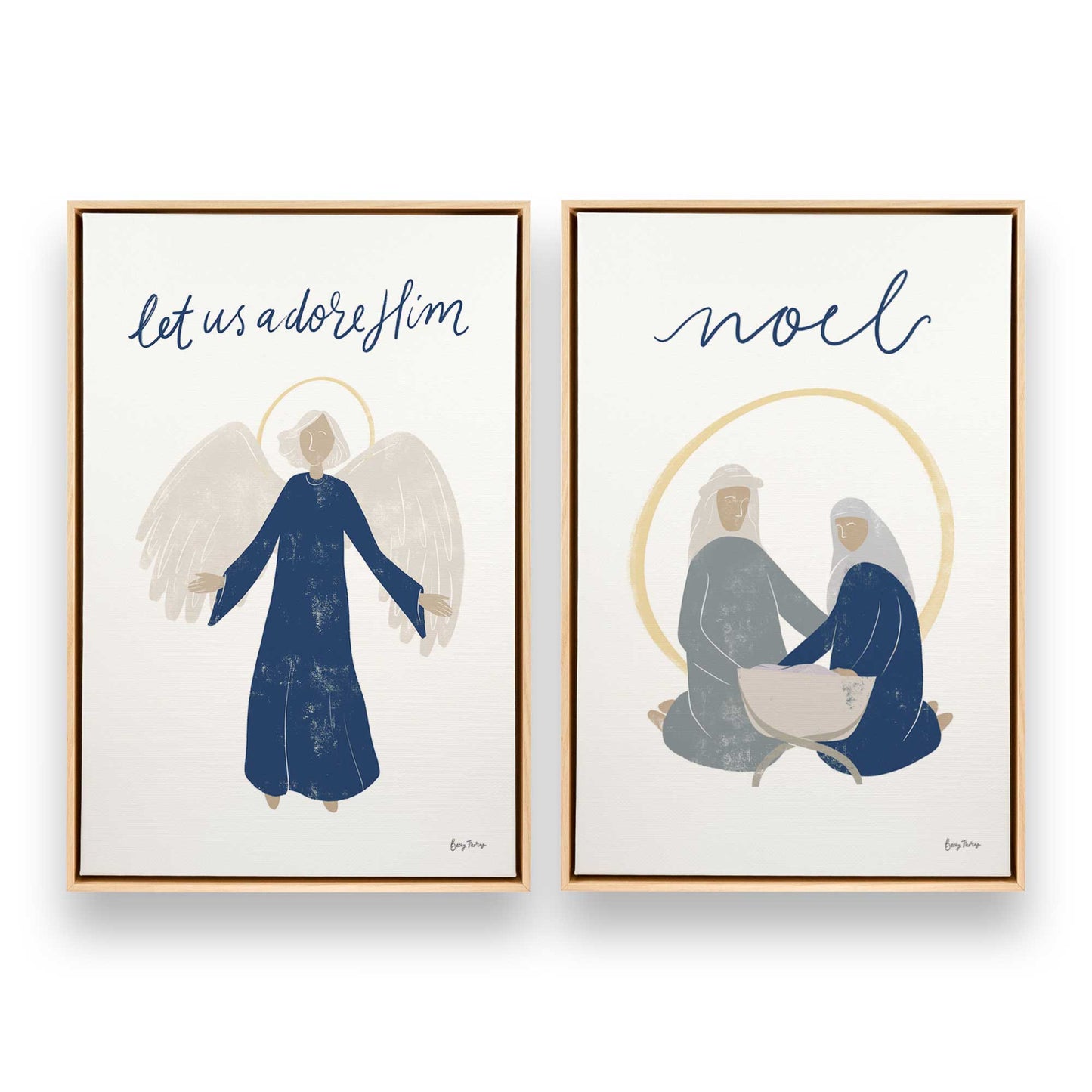 [Color:American Maple], Picture of art in a American Maple frame