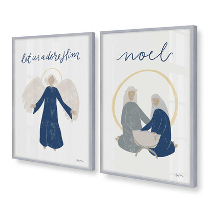 [Color:Polished Chrome], Picture of art in a Polished Chrome frame at an angle