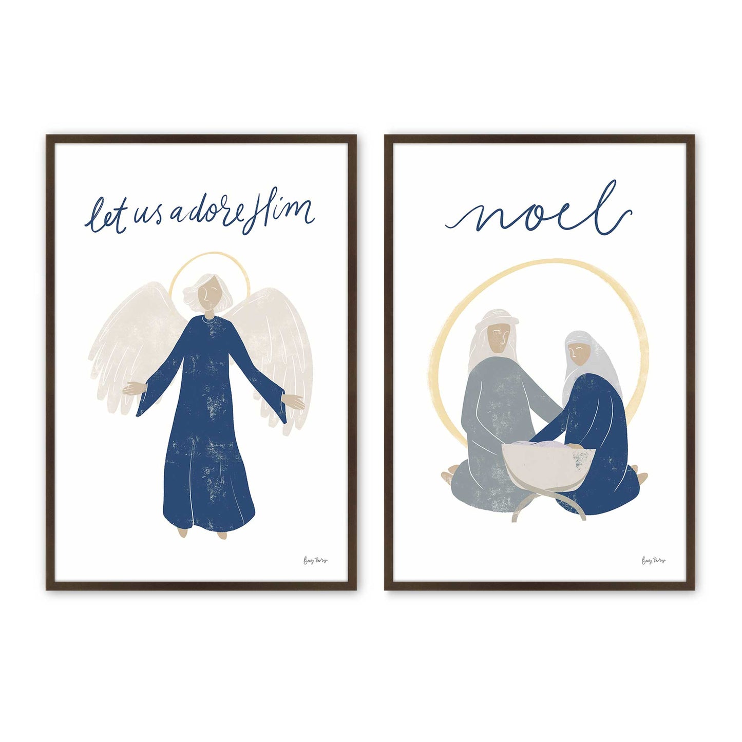 [Color:Belvinder Brown], Picture of art in a Belvinder Brown frame