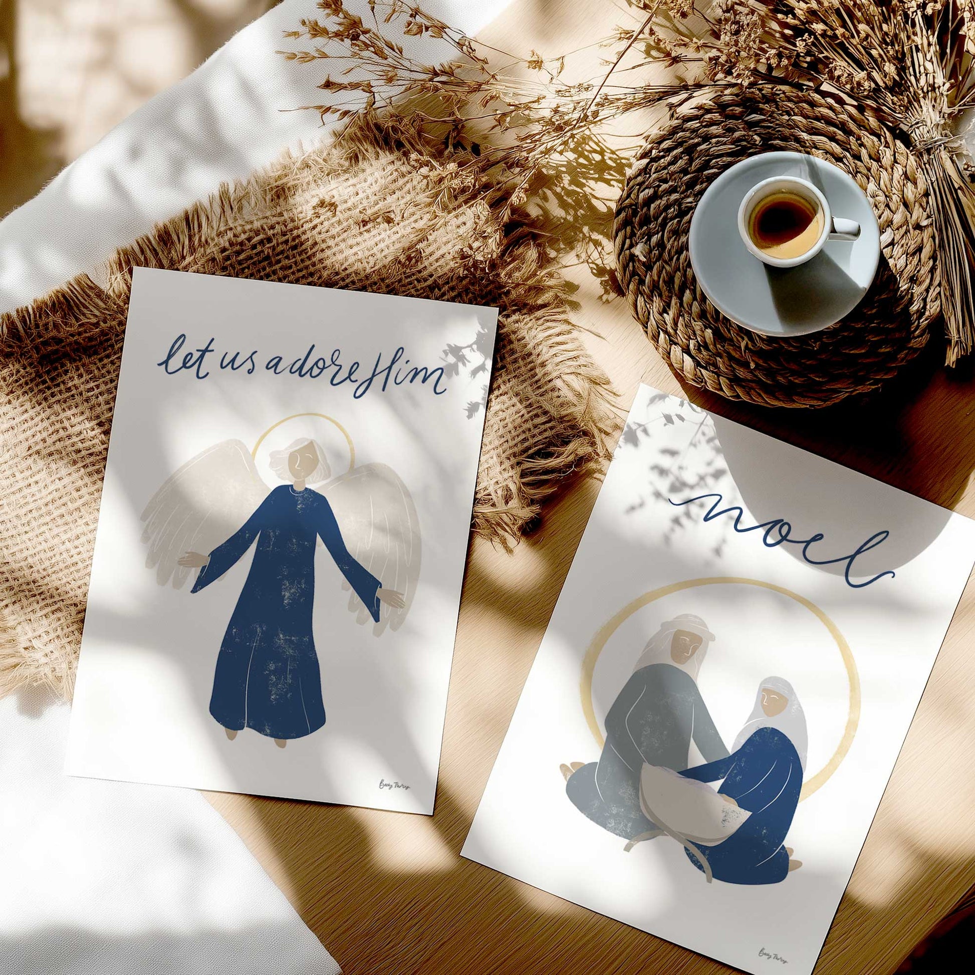 [color:Rolled Print], Picture in a room