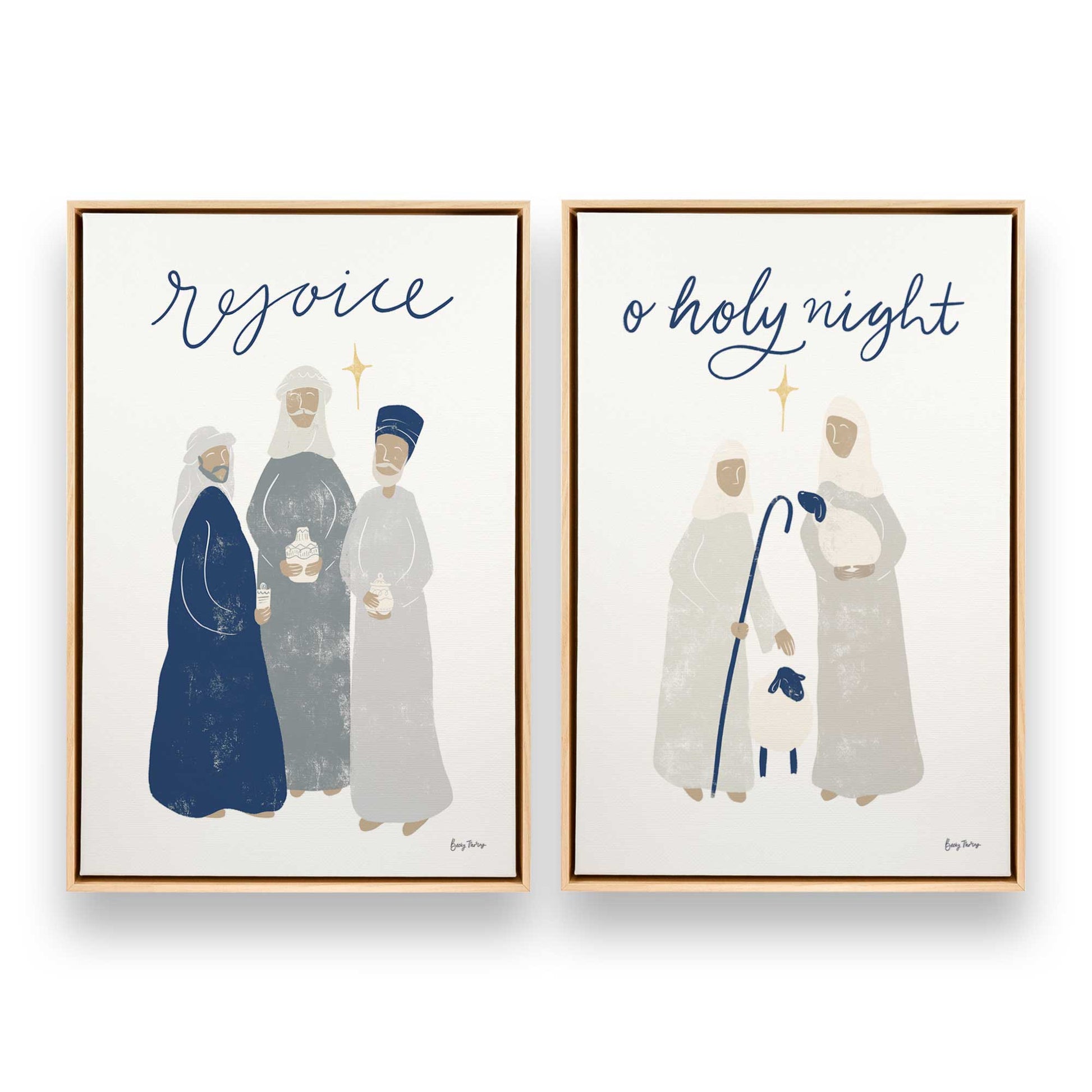 [Color:American Maple], Picture of art in a American Maple frame