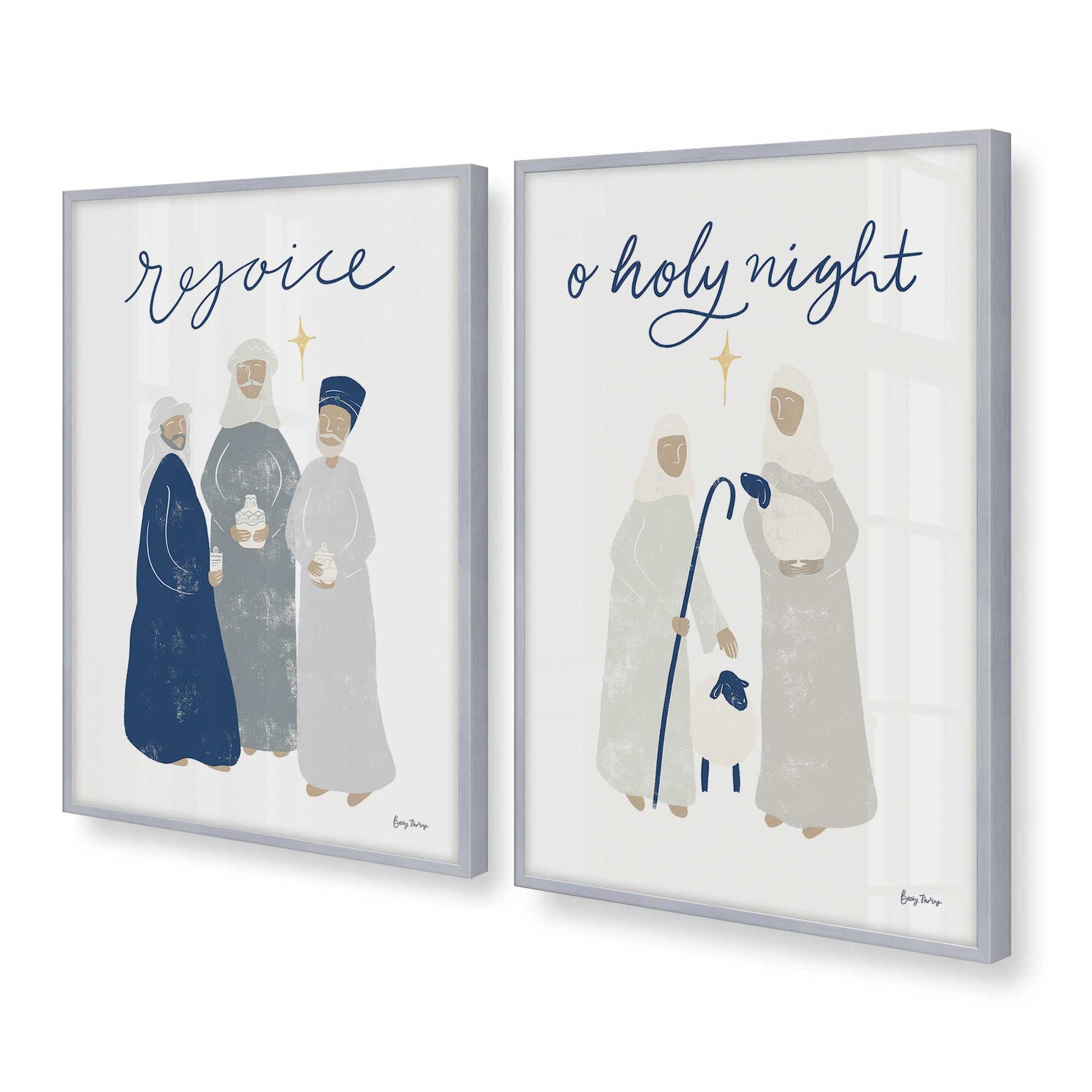 [Color:Polished Chrome], Picture of art in a Polished Chrome frame at an angle