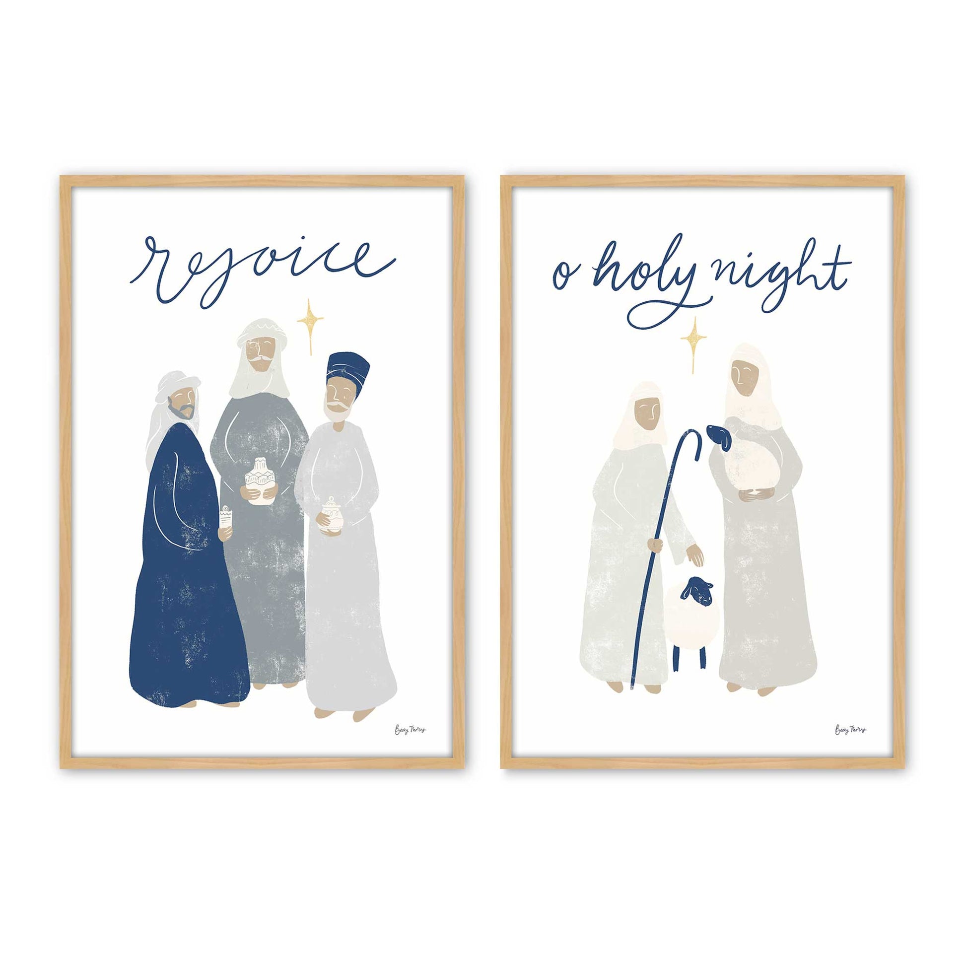 [Color:American Maple], Picture of art in a American Maple frame